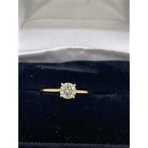 6 Diamonds .06 Carat T.W. 10K Yellow deals Gold 1.8g